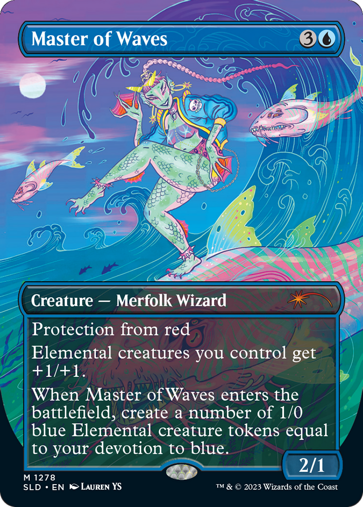 Master of Waves (Borderless) [Secret Lair Drop Series] | Magic Magpie