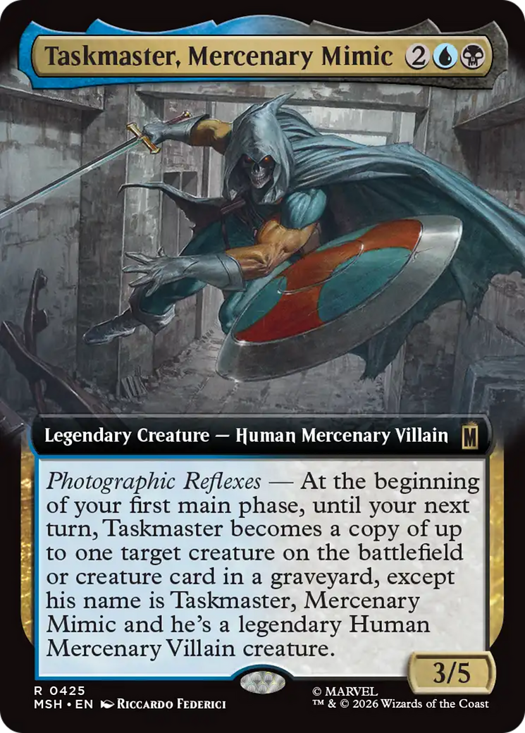 Taskmaster, Mercenary Mimic (Extended Art) [Marvel Super Heroes] | Magic Magpie