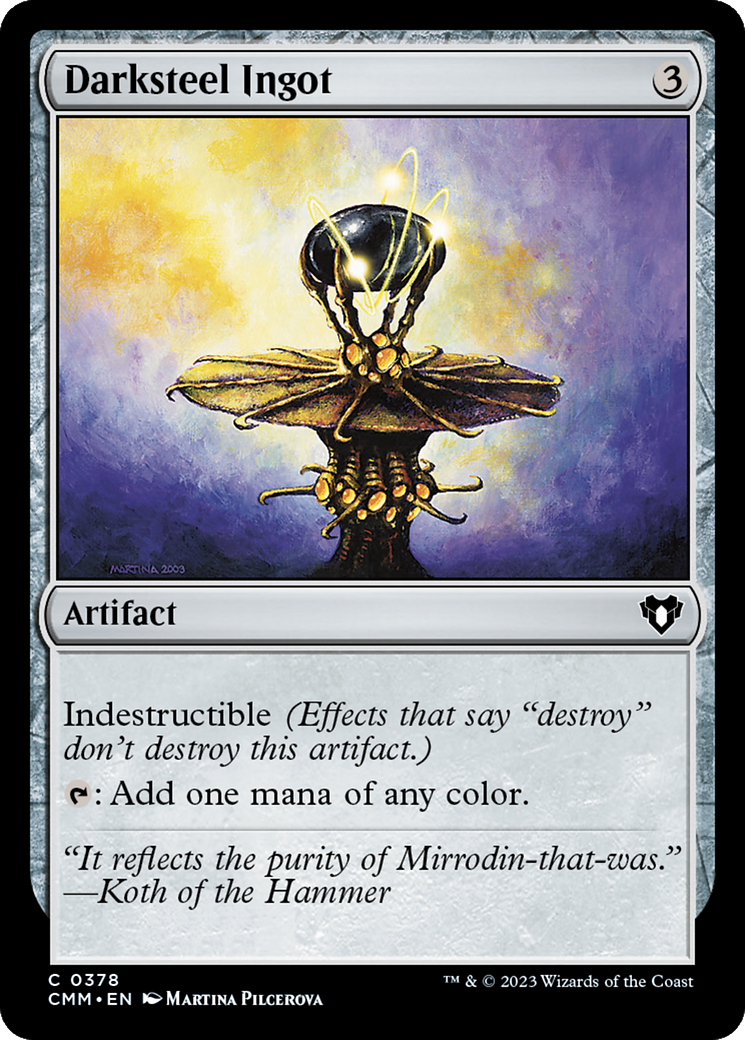 Darksteel Ingot [Commander Masters] | Magic Magpie