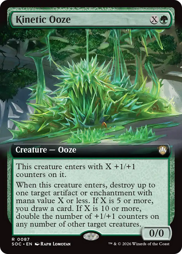 Kinetic Ooze (Extended Art) [Secrets of Strixhaven Commander] | Magic Magpie