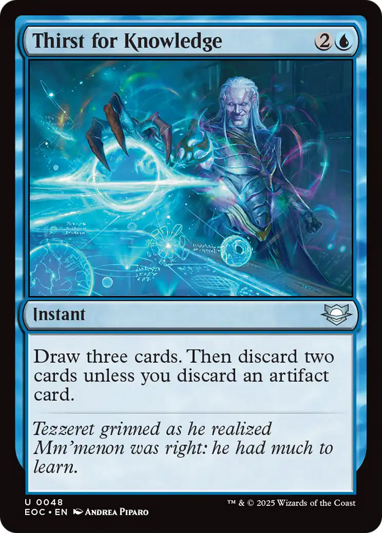 Thirst for Knowledge [Edge of Eternities Commander] | Magic Magpie