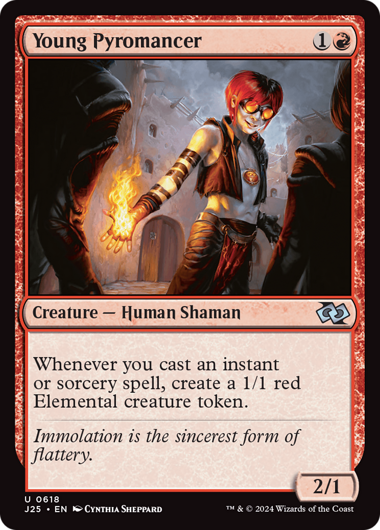 Young Pyromancer [Foundations Jumpstart] | Magic Magpie