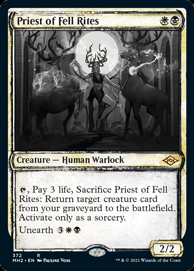 Priest of Fell Rites (Sketch) [Modern Horizons 2] | Magic Magpie