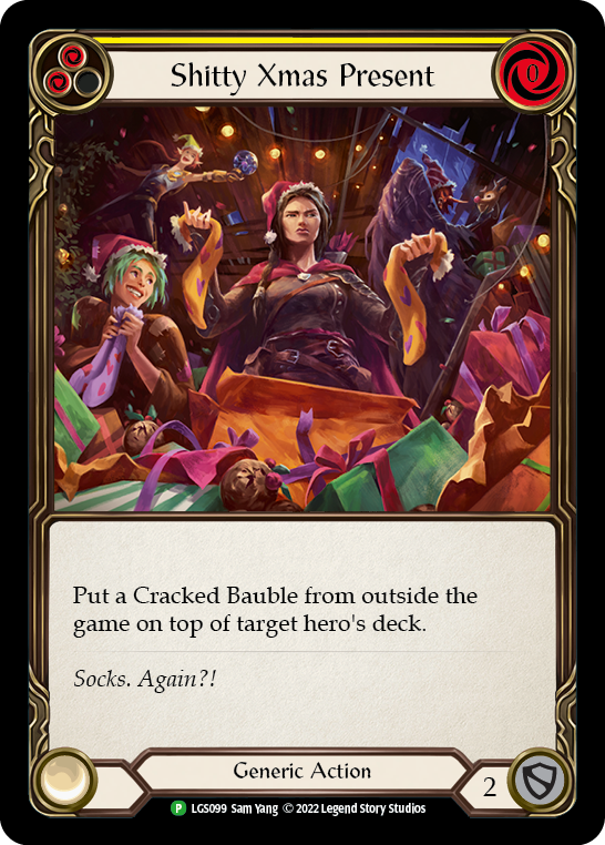 Shitty Xmas Present [LGS099] (Promo)  Rainbow Foil | Magic Magpie