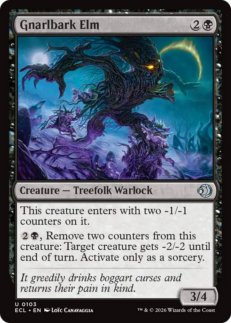 Gnarlbark Elm [Lorwyn Eclipsed] | Magic Magpie