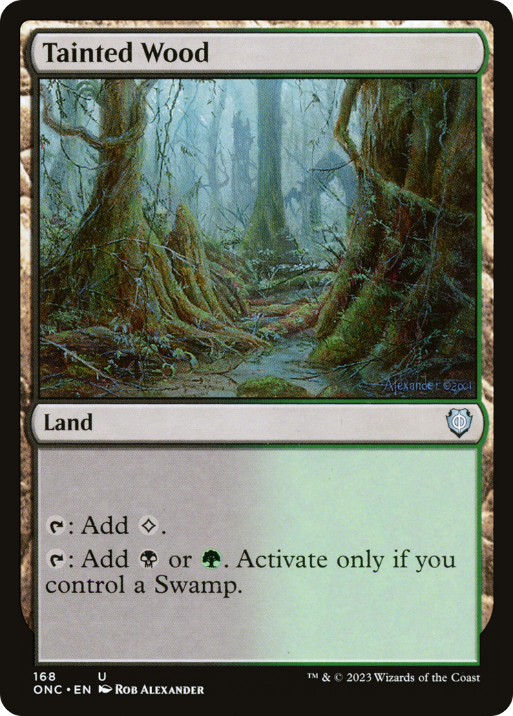 Tainted Wood [Phyrexia: All Will Be One Commander] | Magic Magpie