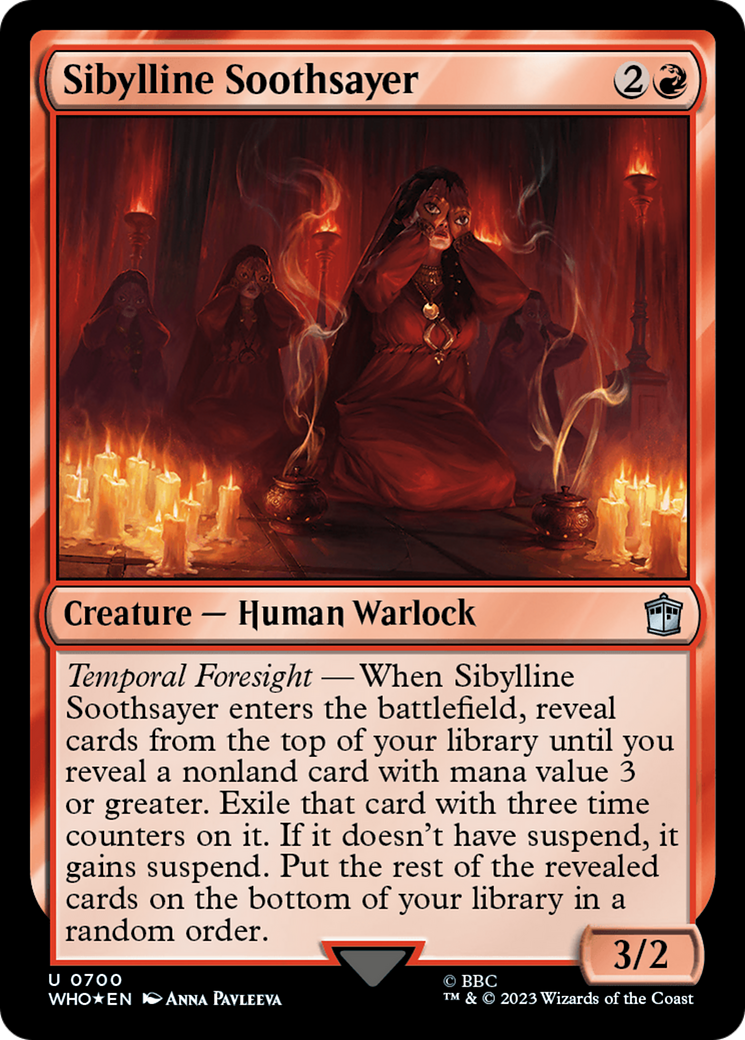 Sibylline Soothsayer (Surge Foil) [Doctor Who] | Magic Magpie