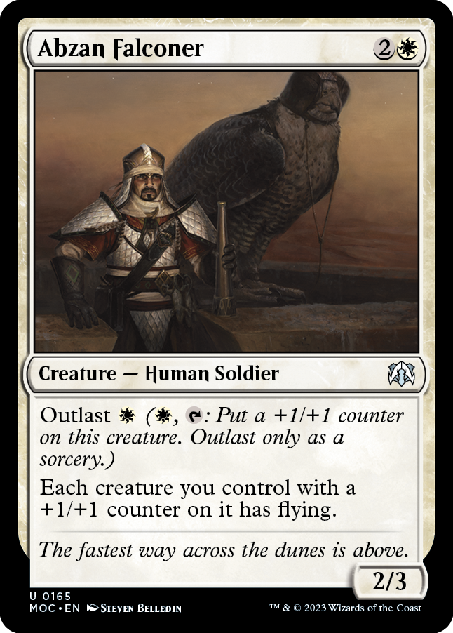 Abzan Falconer [March of the Machine Commander] | Magic Magpie