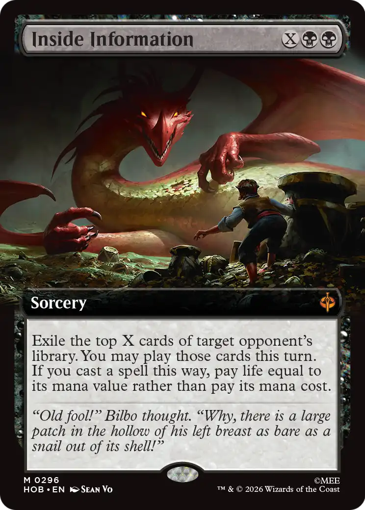Inside Information (Extended Art) [The Hobbit] | Magic Magpie