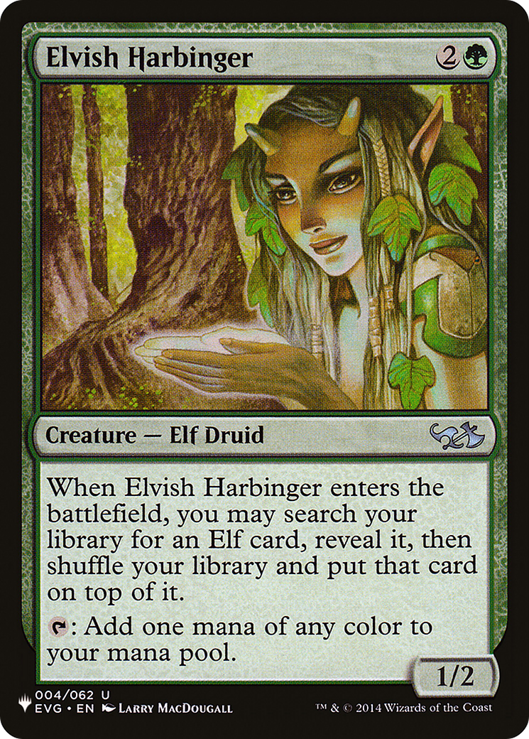 Elvish Harbinger [The List Reprints] | Magic Magpie