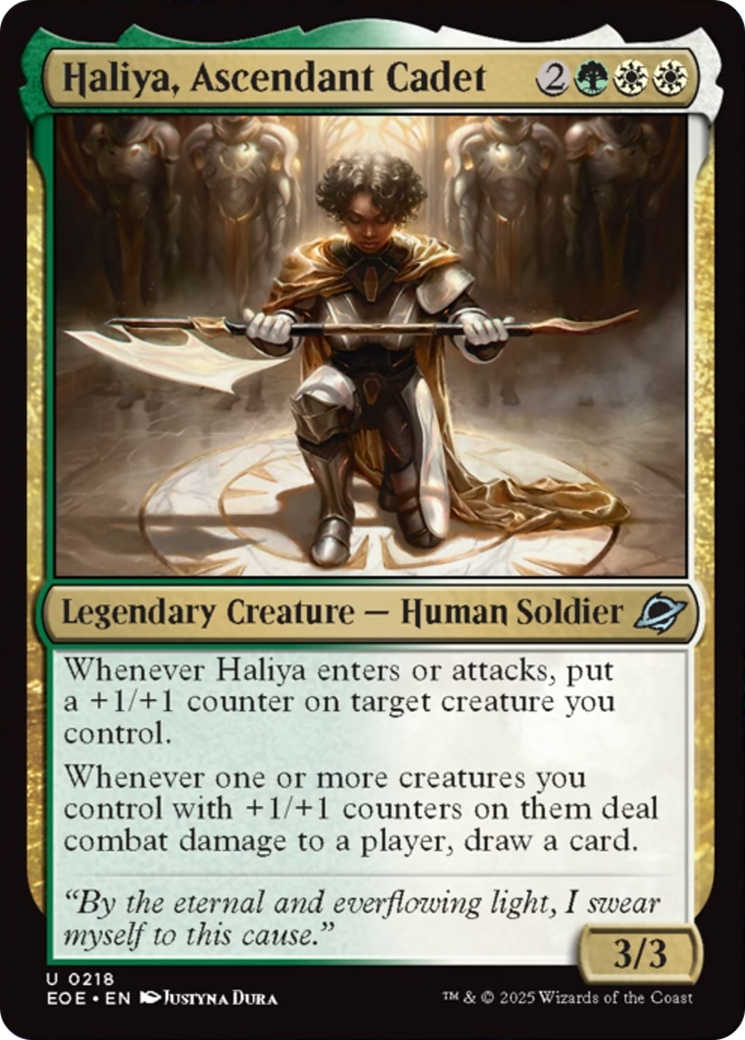 Haliya, Ascendant Cadet [Edge of Eternities] | Magic Magpie