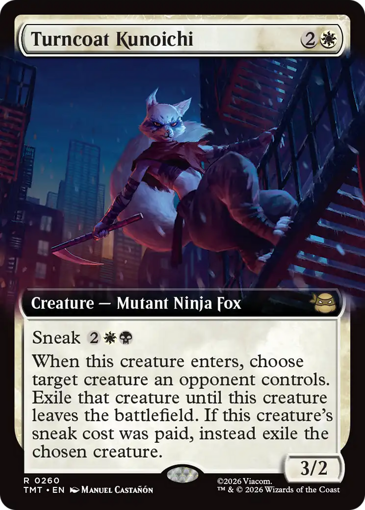 Turncoat Kunoichi (Extended Art) [Teenage Mutant Ninja Turtles] | Magic Magpie