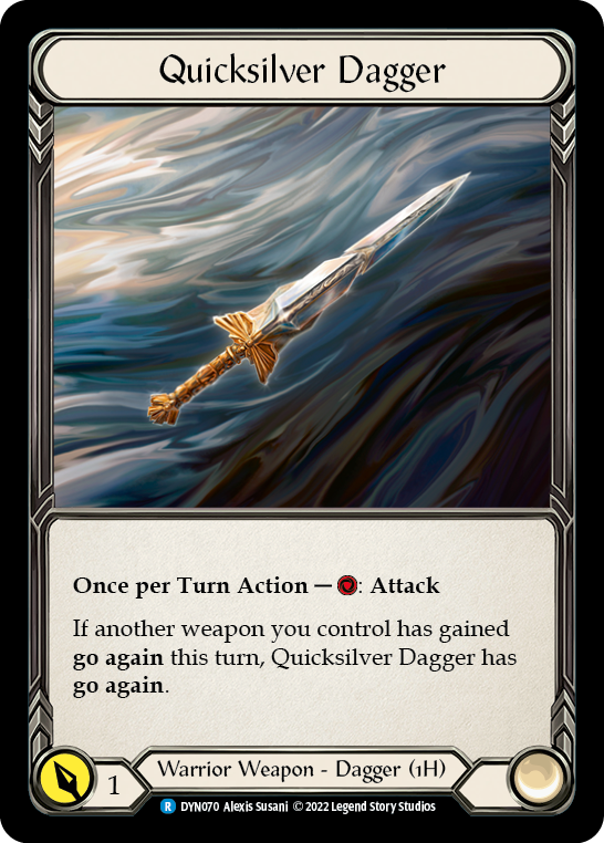 Quicksilver Dagger [DYN070] (Dynasty)  Rainbow Foil | Magic Magpie