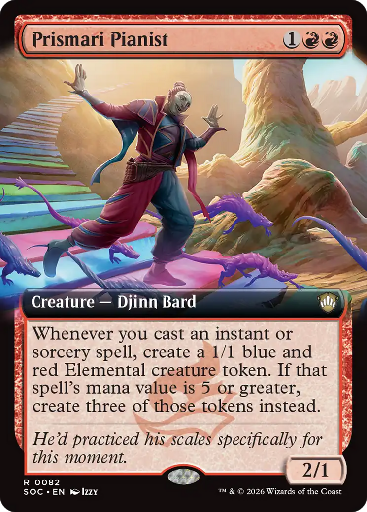 Prismari Pianist (Extended Art) [Secrets of Strixhaven Commander] | Magic Magpie