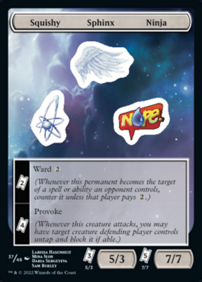 Squishy Sphinx Ninja [Unfinity Stickers] | Magic Magpie