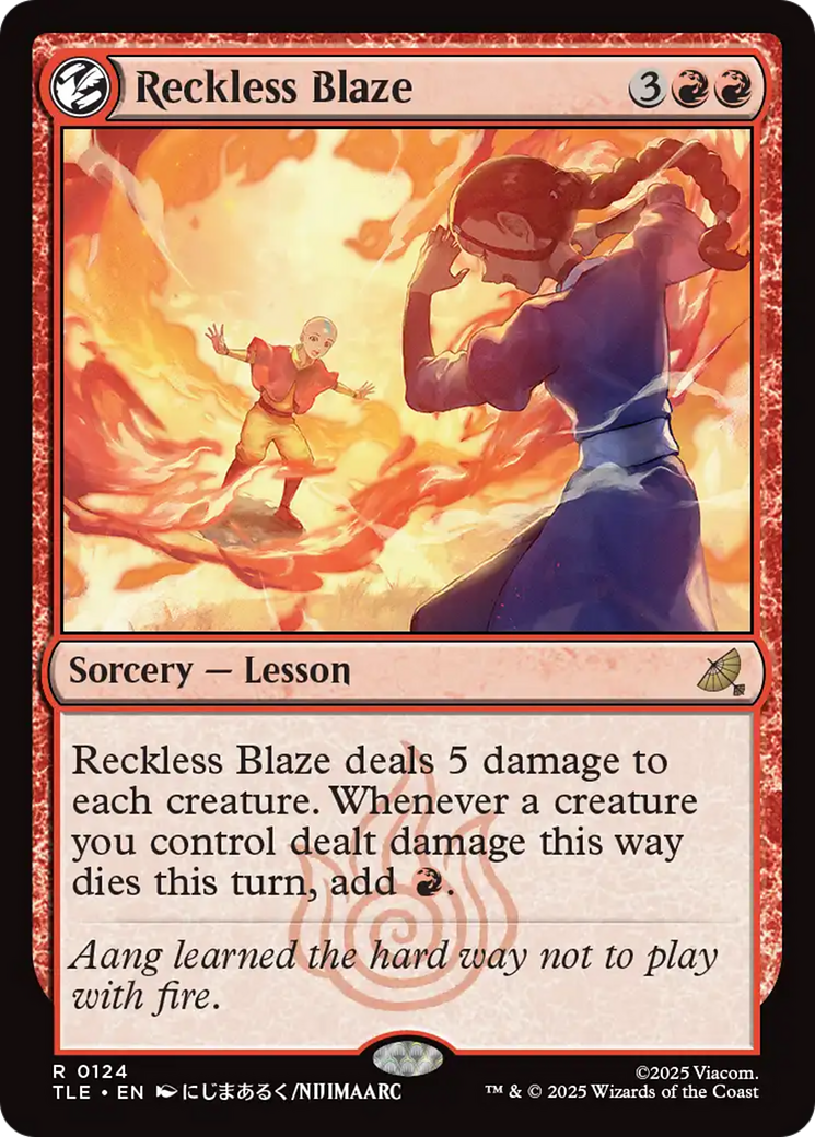 Reckless Blaze [Avatar: The Last Airbender: Eternal-Legal] | Magic Magpie