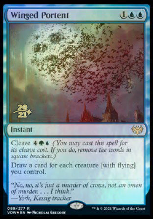 Winged Portent [Innistrad: Crimson Vow Prerelease Promos] | Magic Magpie