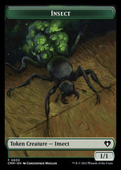 Eldrazi Spawn // Insect Double-Sided Token [Commander Masters Tokens] | Magic Magpie