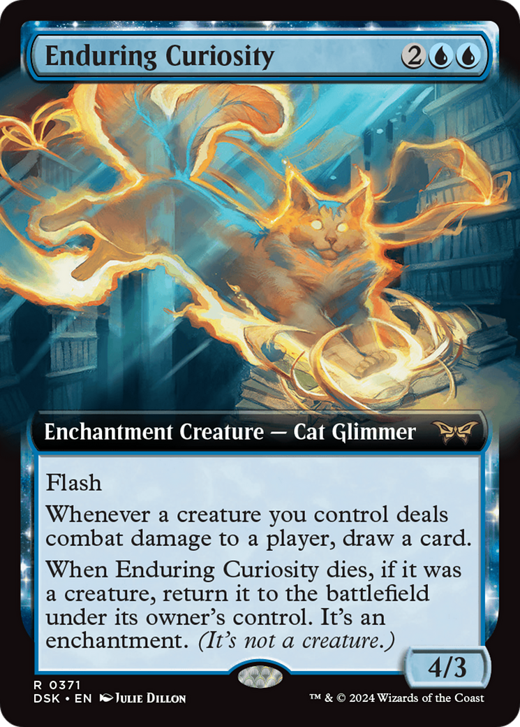 Enduring Curiosity (Extended Art) [Duskmourn: House of Horror] | Magic Magpie