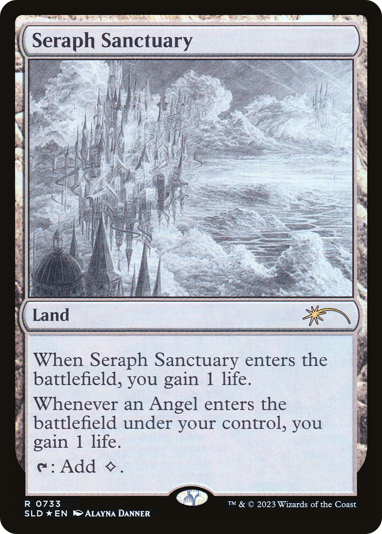 Seraph Sanctuary (Sketch) [Secret Lair Drop Promos] | Magic Magpie