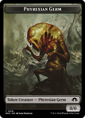 Phyrexian Germ // Emblem - Tamiyo, Seasoned Scholar Double-Sided Token [Modern Horizons 3 Tokens] | Magic Magpie
