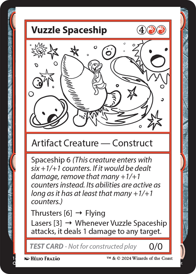 Vuzzle Spaceship [Mystery Booster 2 Playtest Cards] | Magic Magpie