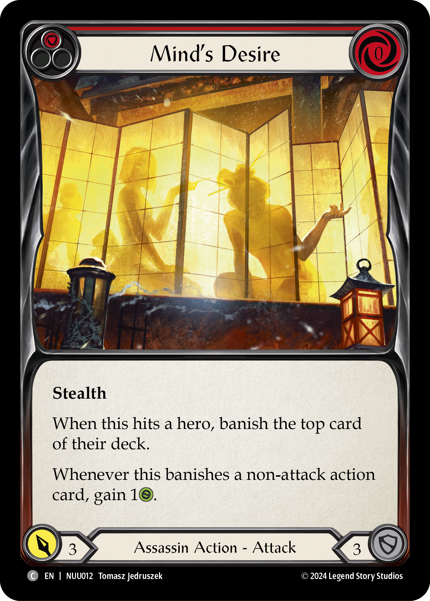 Mind's Desire (Red) [NUU012] (Part the Mistveil Nuu Blitz Deck) | Magic Magpie