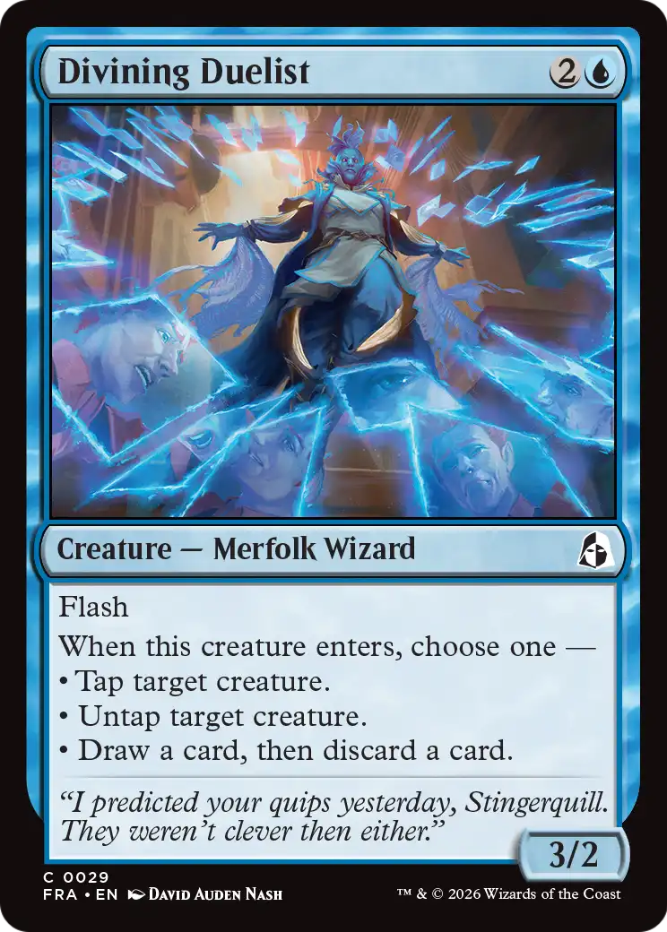 Divining Duelist [Reality Fracture] | Magic Magpie
