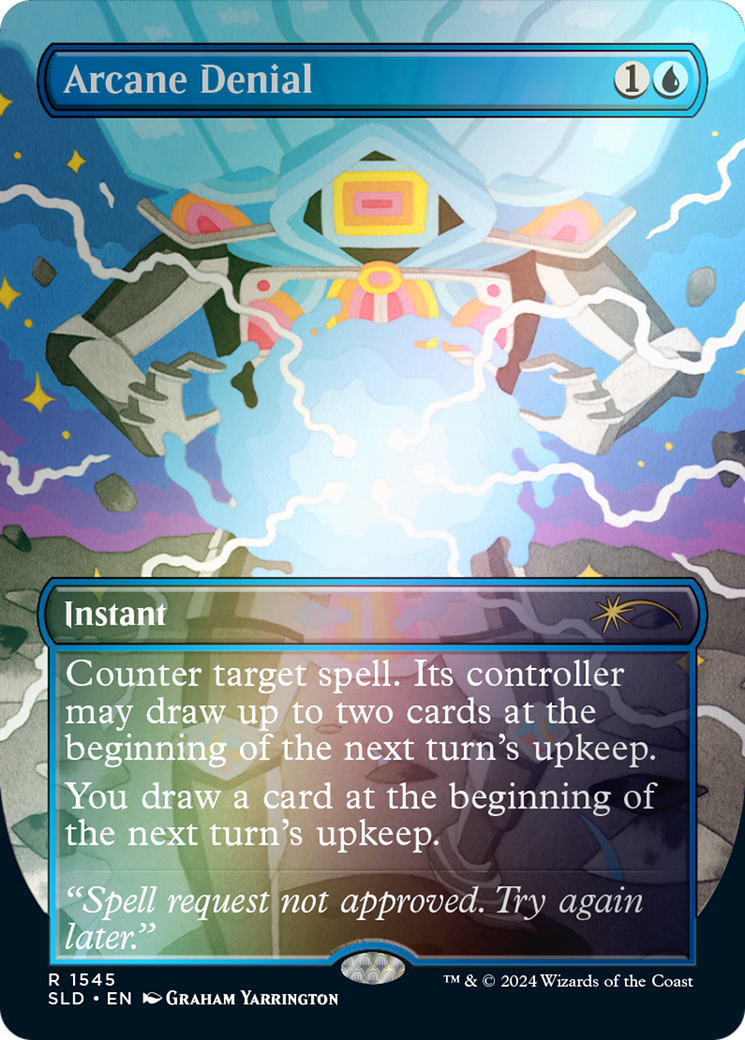 Arcane Denial (Surge Foil) [Marvel Super Heroes Commander] | Magic Magpie