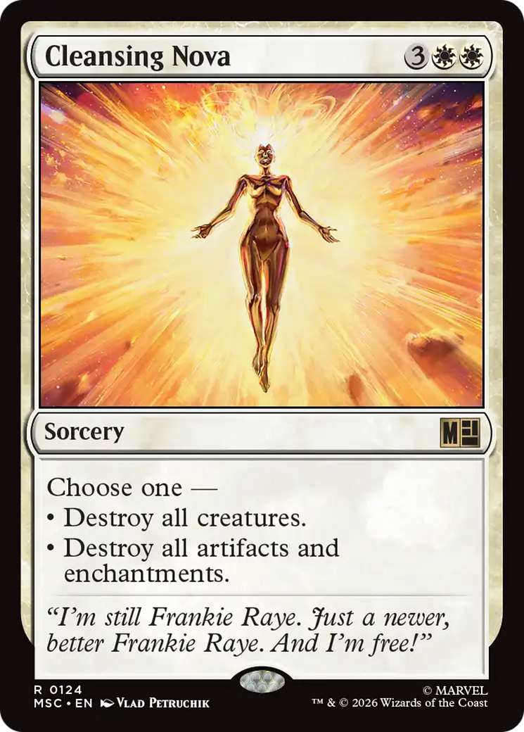 Cleansing Nova (Surge Foil) [Marvel Super Heroes Commander] | Magic Magpie