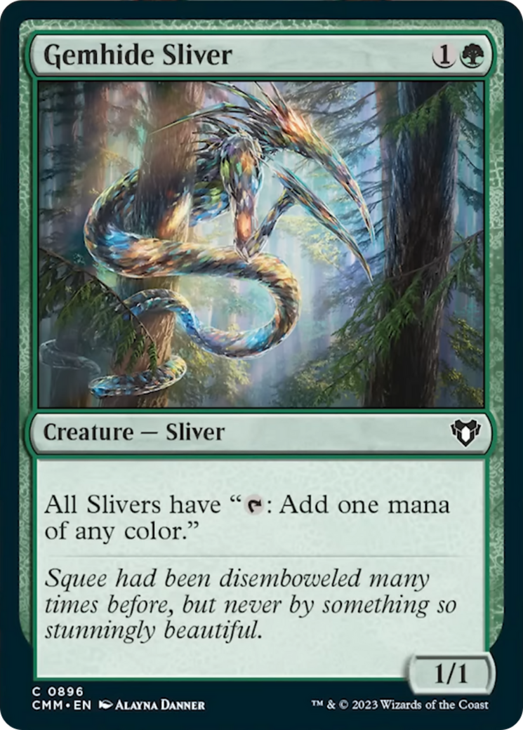 Gemhide Sliver [Commander Masters] | Magic Magpie