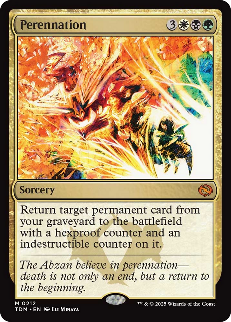 Perennation [Tarkir: Dragonstorm] | Magic Magpie