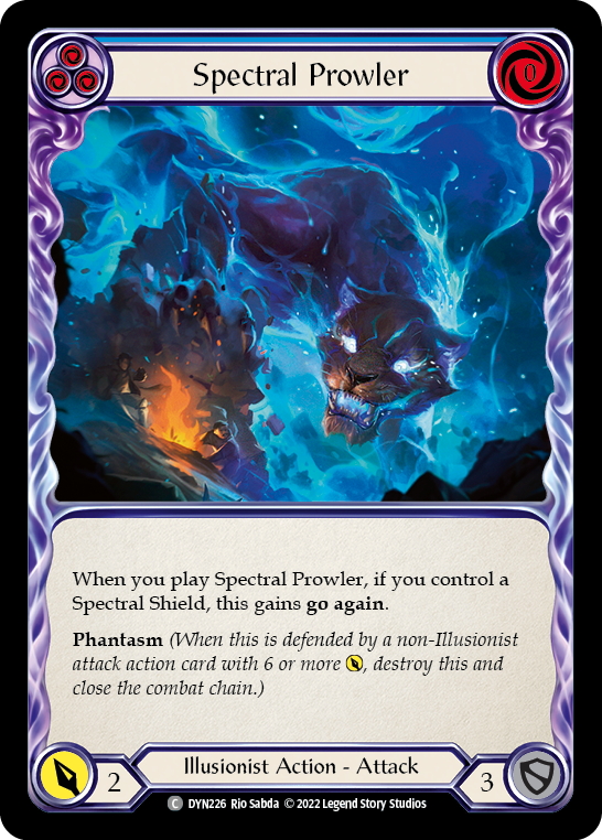 Spectral Prowler (Blue) [DYN226] (Dynasty) | Magic Magpie