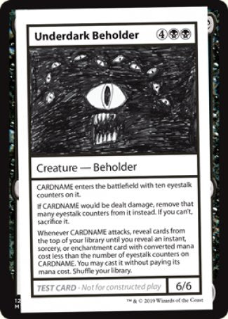 Underdark Beholder (2021 Edition) [Mystery Booster Playtest Cards] | Magic Magpie