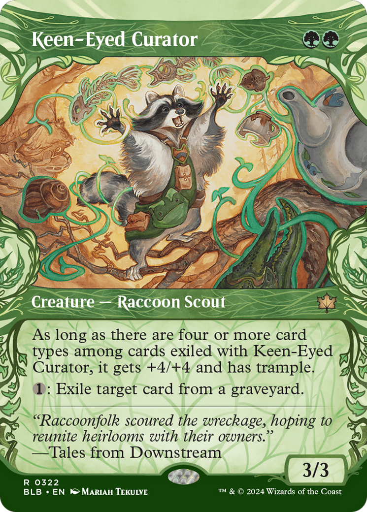 Keen-Eyed Curator (Showcase) [Bloomburrow] | Magic Magpie