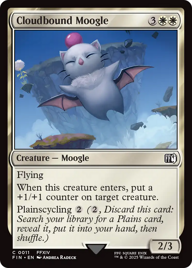 Cloudbound Moogle [FINAL FANTASY] | Magic Magpie