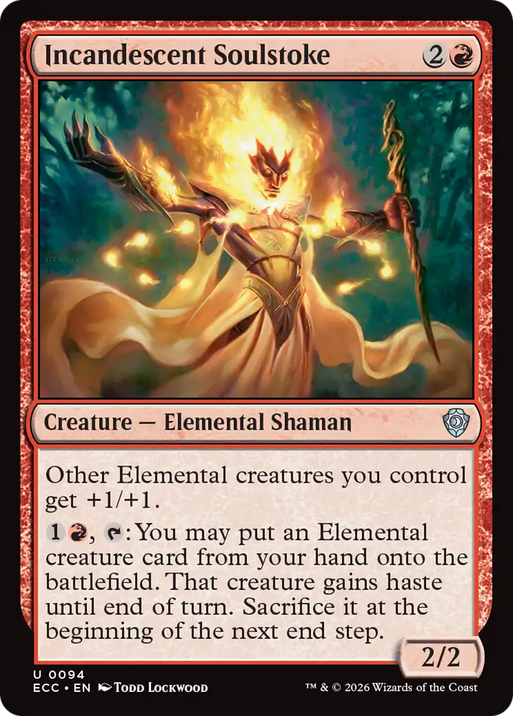 Incandescent Soulstoke [Lorwyn Eclipsed Commander] | Magic Magpie