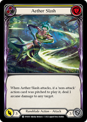 Aether Slash (Yellow) [DYN183] (Dynasty)  Rainbow Foil | Magic Magpie