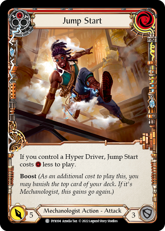 Jump Start (Red) [DYN104] (Dynasty) | Magic Magpie
