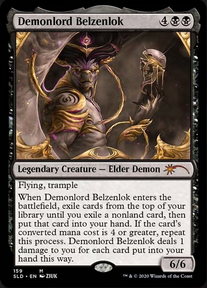 Demonlord Belzenlok (Foil Etched) [Secret Lair Drop Series] | Magic Magpie