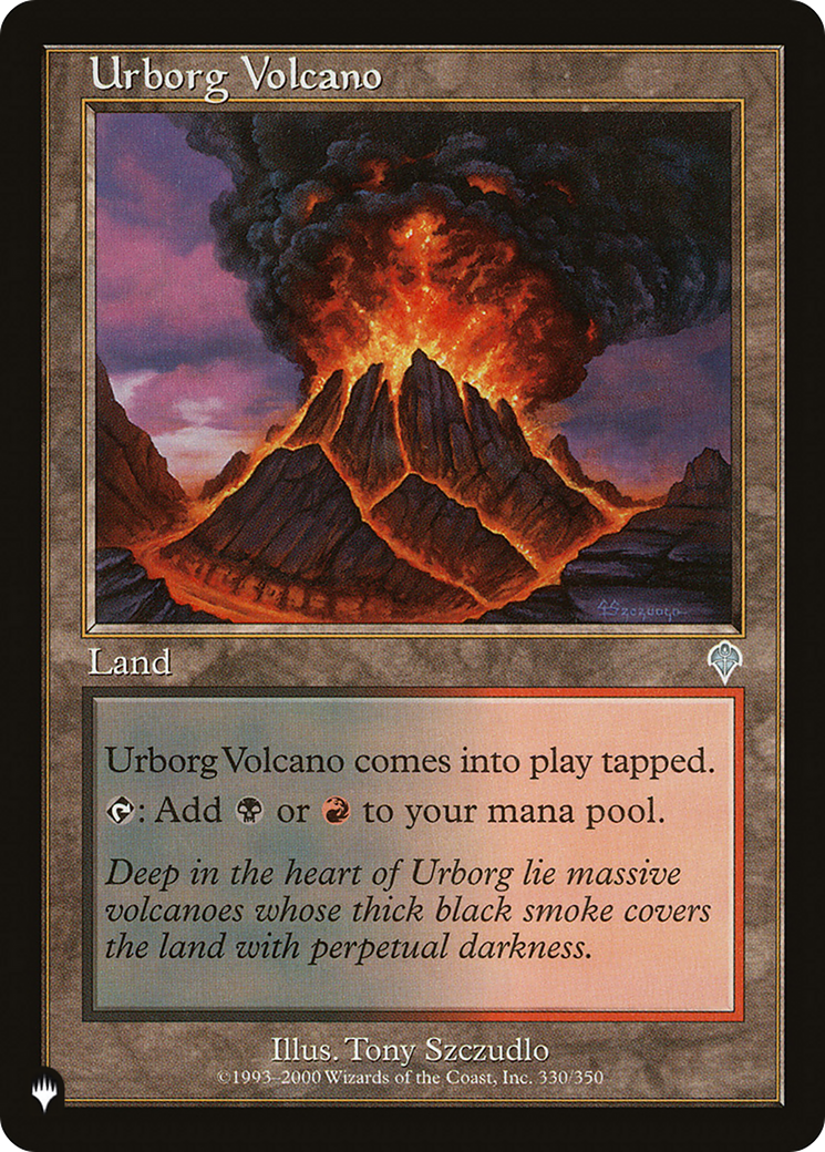 Urborg Volcano [The List Reprints] | Magic Magpie