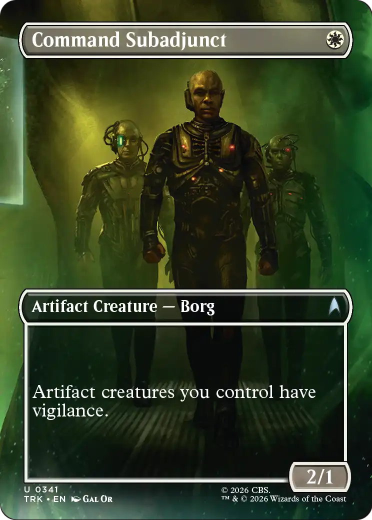 Command Subadjunct (Borderless) [Star Trek] | Magic Magpie