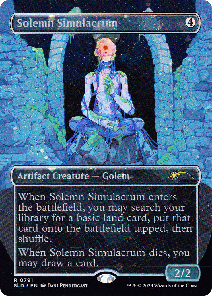 Solemn Simulacrum (1725) (Rainbow Foil) [Secret Lair Drop Series] | Magic Magpie