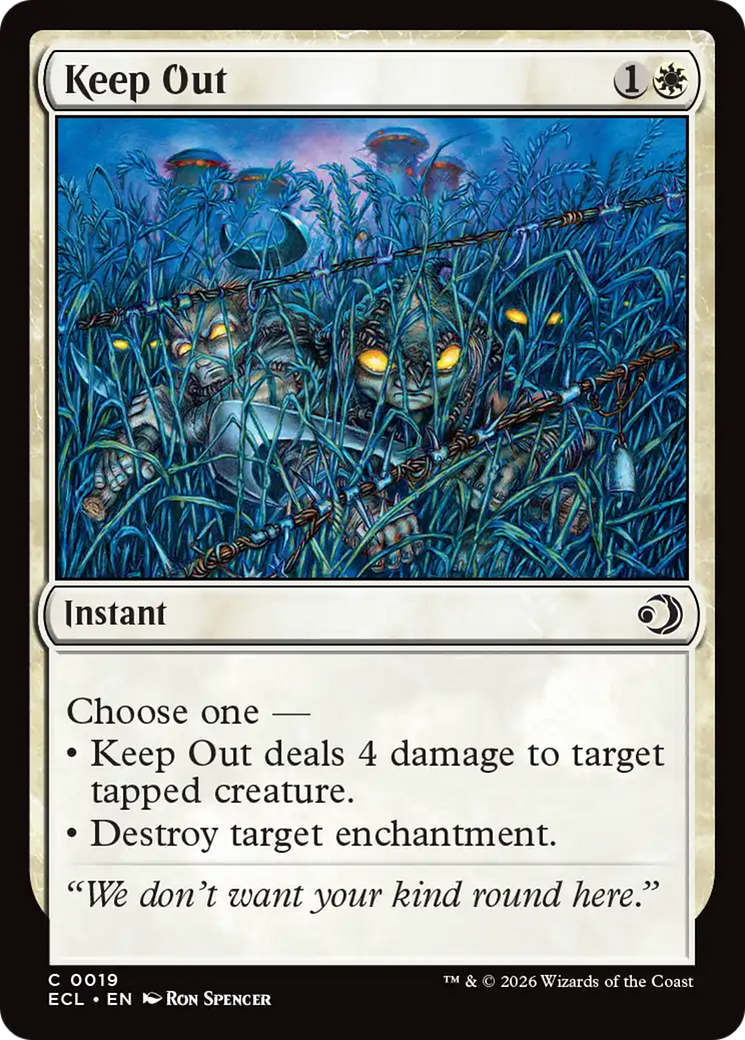 Keep Out [Lorwyn Eclipsed] | Magic Magpie