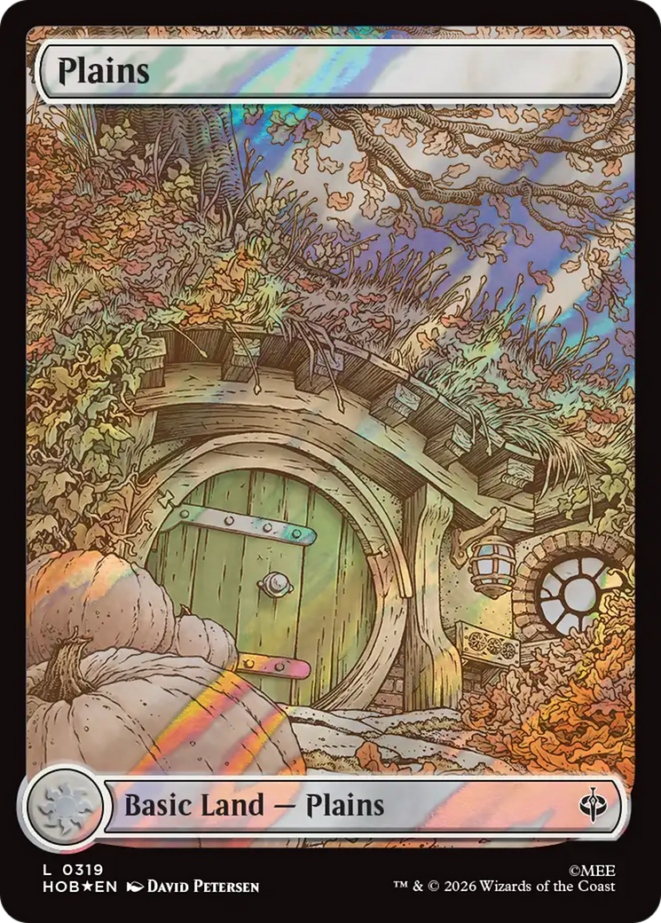 Plains (0319) (Surge Foil) [The Hobbit] | Magic Magpie