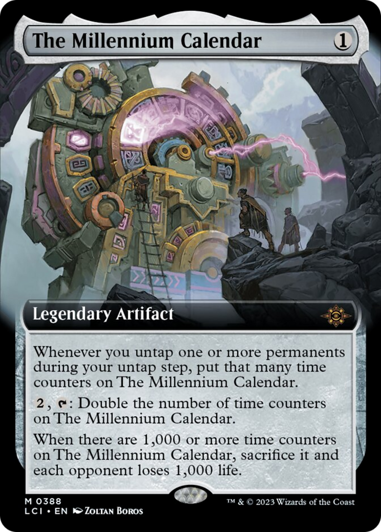 The Millennium Calendar (Extended Art) [The Lost Caverns of Ixalan] | Magic Magpie