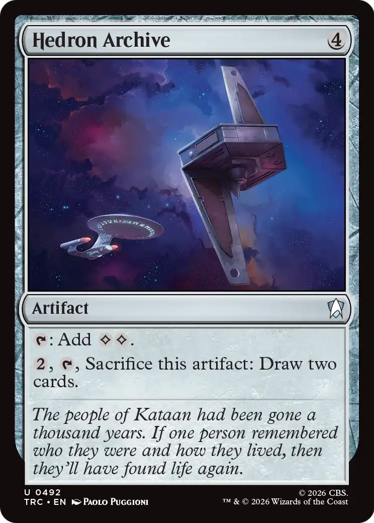 Hedron Archive (Surge Foil) [Star Trek Commander] | Magic Magpie