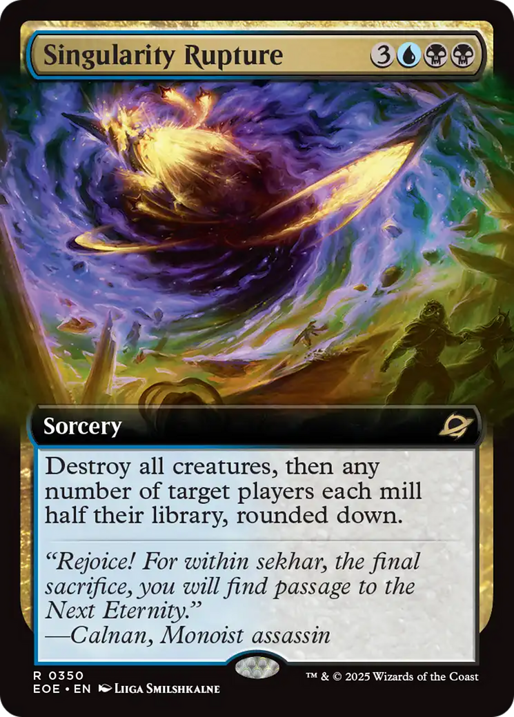 Singularity Rupture (Extended Art) [Edge of Eternities] | Magic Magpie