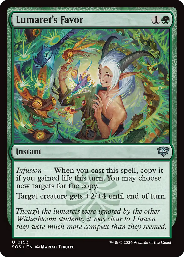 Lumaret's Favor [Secrets of Strixhaven] | Magic Magpie