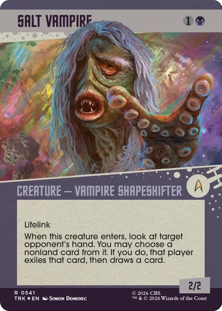 Salt Vampire (Showcase) (Surge Foil) [Star Trek] | Magic Magpie